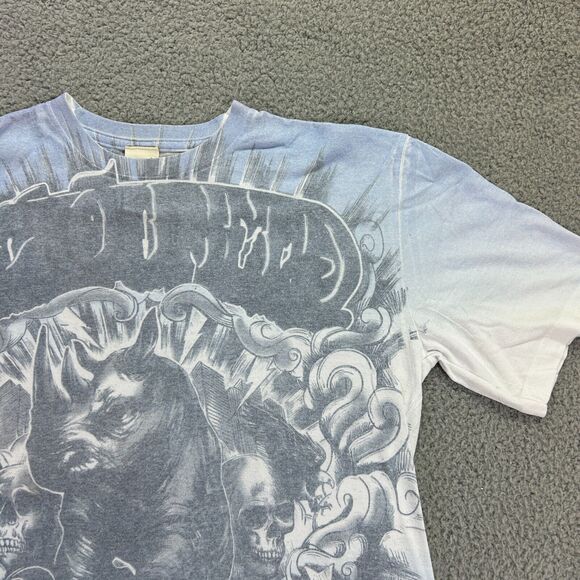 Ecko Unltd. Youth Multi Graphic Print Short Sleeve Crew Neck Tee Shirt Size XL - Picture 2 of 8